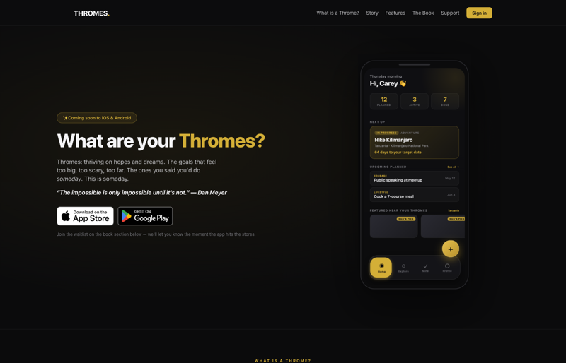Thromes preview